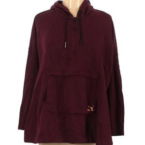 Puma Evo Half Zip Womens Hooded Cape Pullover Hoodie